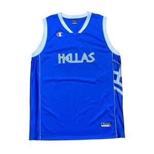 Vintage‎ 2000s Hellas Greece Champion basketball jersey 5XL